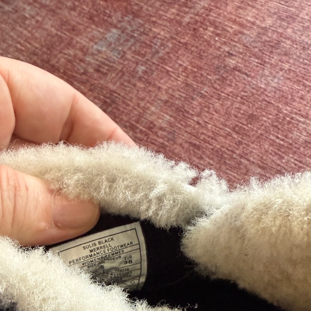 Merrell Black Winter Shearling-Lined Waterproof B… - image 11